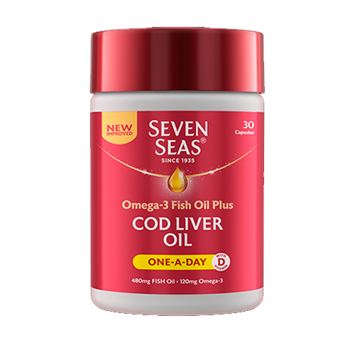 SEVEN SEAS COD LIVER OIL ONE-A-DAY 120S