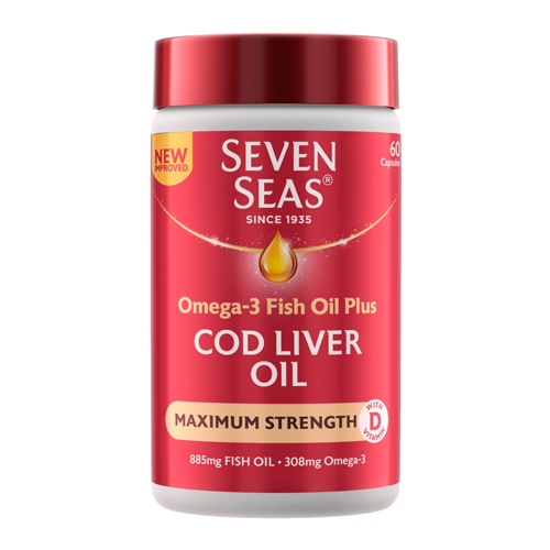 SEVEN SEAS MAX STRENGTH COD LIVER OIL 60S