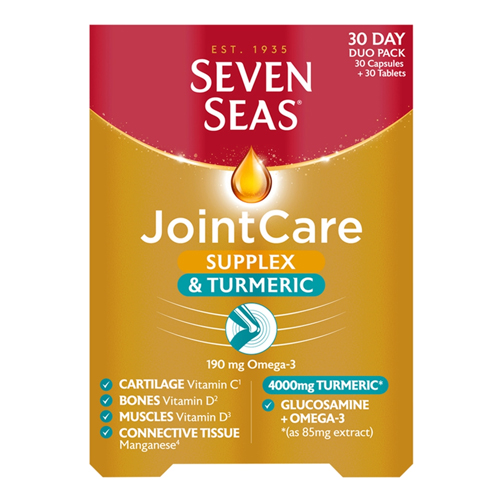 SEVEN SEAS JOINTCARE SUPPLEX + TUMERIC 30+30 TABS