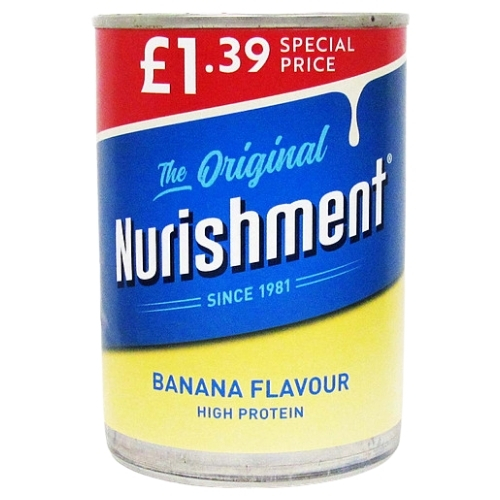 NURISHMENT BANANA PMP £1.39 400G