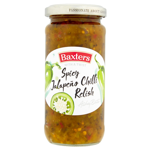 BAXTERS SPICY JALAPENO CHILLI RELISH 220G
