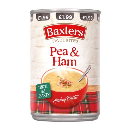 BAXTERS FAVOURITE PEA&HAM SOUP PMP £1.99 400G