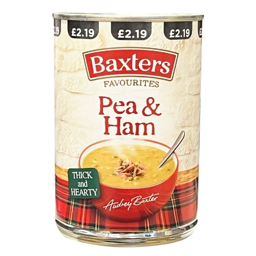BAXTERS FAVOURITE PEA&HAM SOUP PMP £2.19 400G