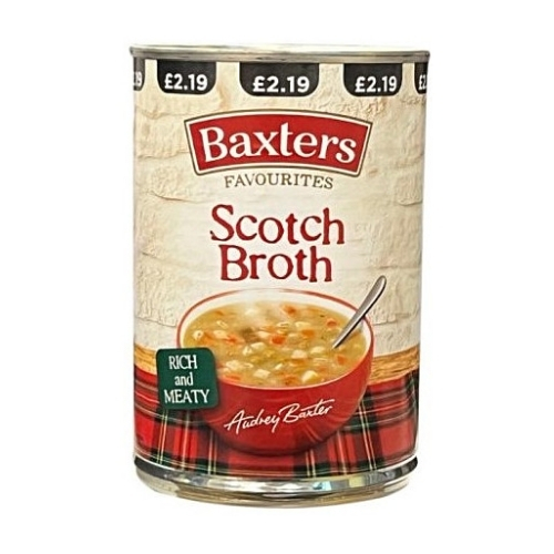 BAXTERS FAVOURITE SCOTCH BROTH PMP £2.19 400G