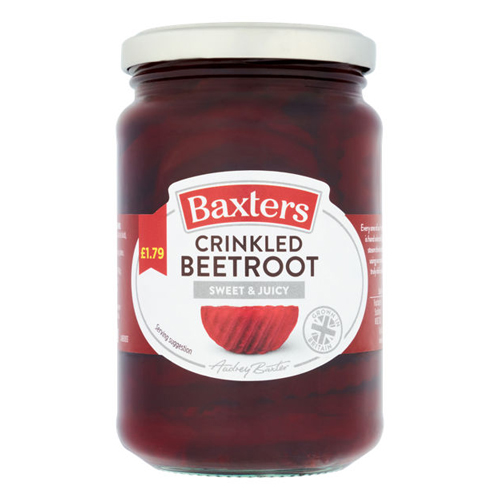 BAXTERS BABY BEETROOT PMP £1.99 340G