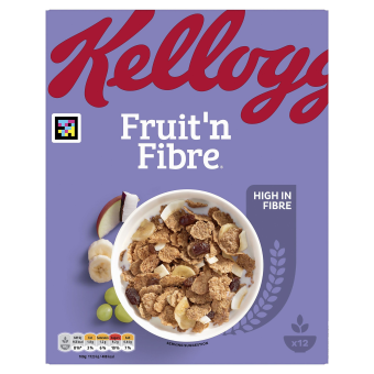 KELLOGG'S FRUIT 'N FIBRE BREAKFAST CEREAL 6X 500G