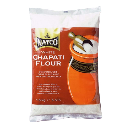 NATCO CHAPATI FLOUR WHITE 1.5KG