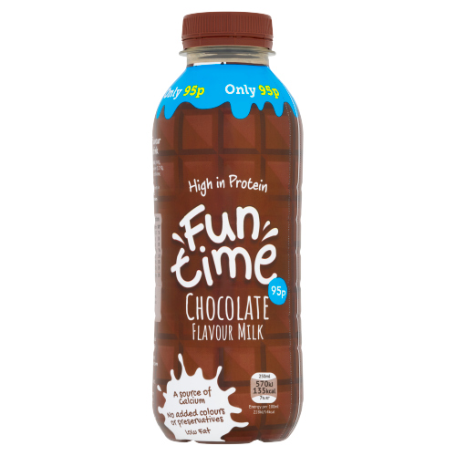FUNTIME CHOCOLATE MILK PMP 95P 500ML