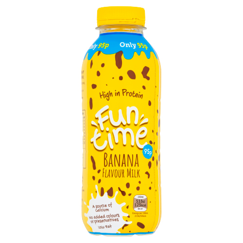 FUNTIME BANANA MILK PMP 95P 500ML