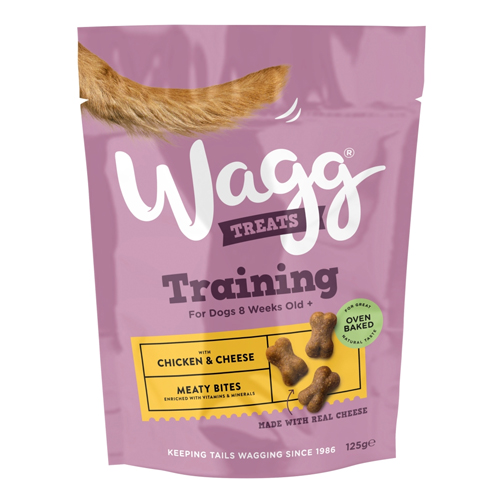 WAGG DOG CHICKEN & CHEESE TREATS 125G