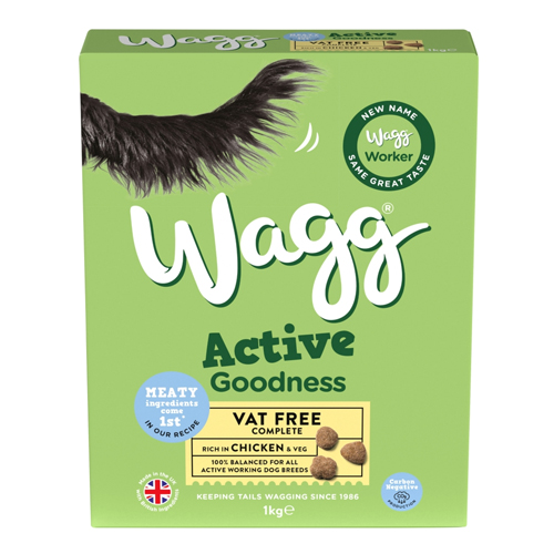 WAGG ACTIVE GOODNESS CHICKEN DRY DOG FOOD 1KG