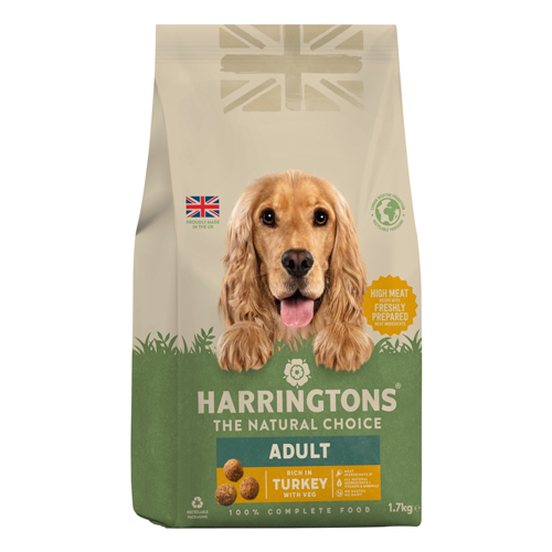 HARRINGTONS ADULT TURKEY DRY DOG FOOD 1.7KG