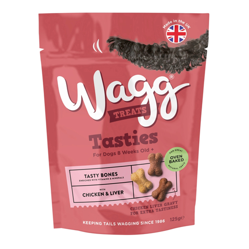 WAGG TASTY BONES TREATS 125G