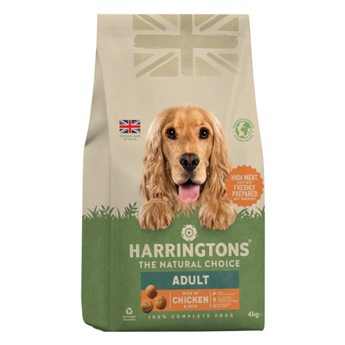 HARRINGTONS DOG CHICKEN ADULT DRY DOG FOOD 4KG
