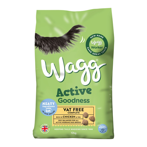 WAGG ACTIVE GOODNESS CHICKEN DRY DOG FOOD 12KG