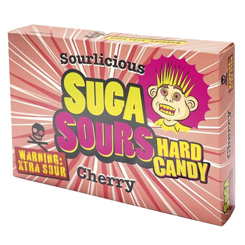 FUTURE CANDY XTRA SOUR SUGA SOURS CHERRY HARD CANDY 100G