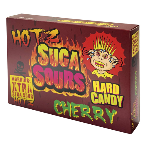 FUTURE CANDY SUGA SOURS HOTZ CHERRY HARD CANDY 100G