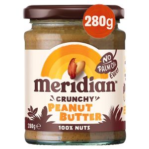 MERIDIAN CRUNCHY PEANUT BUTTER 280G
