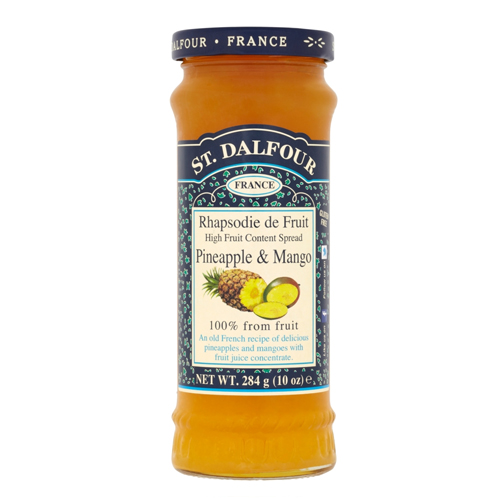 ST.DALFOUR HIGH FRUIT CONTENT SPREAD PINEAPPLE & MANGO 284G