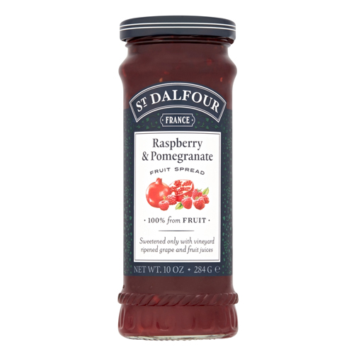 ST.DALFOUR RASPBERRY & POMEGRANATE FRUIT SPREAD 284G