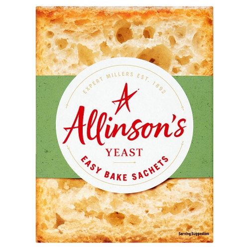 ALLINSON'S YEAST 6 SACHETS X 7G (42G)