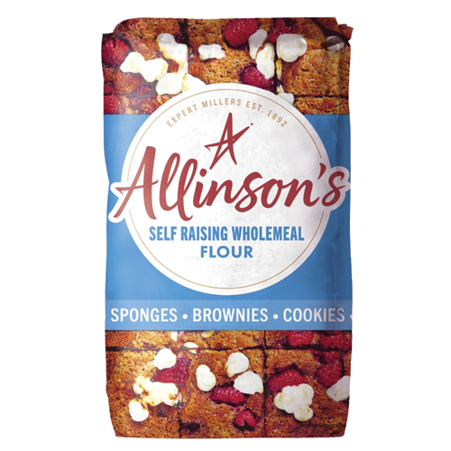 ALLINSON'S BAKING FLOUR SELF RAISING WHOLEMEAL 1KG