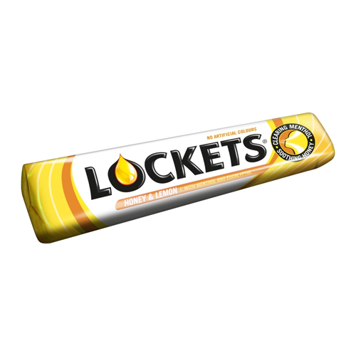 LOCKETS HONEY & LEMON COUGH SWEET LOZENGES 41G
