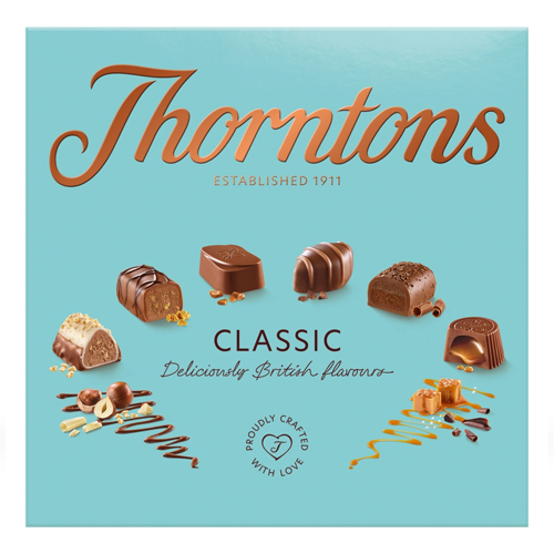 THORNTONS CLASSIC COLLECTION GIFT BOX OF CHOCOLATES 150G