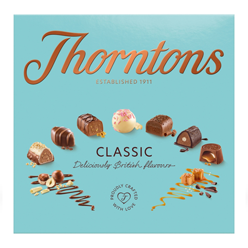THORNTONS CLASSIC ASSORTED GIFT BOX CHOCOLATES 262G