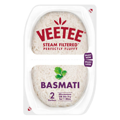 VEETEE BASMATI RICE TWIN POT 250G