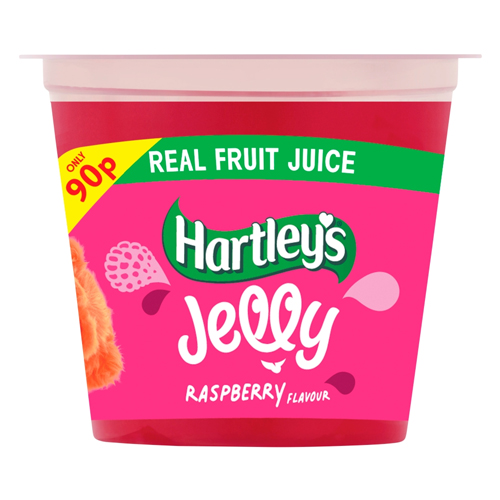 HARTLEY'S JELLY RASPBERRY RTE PMP 90P 125G
