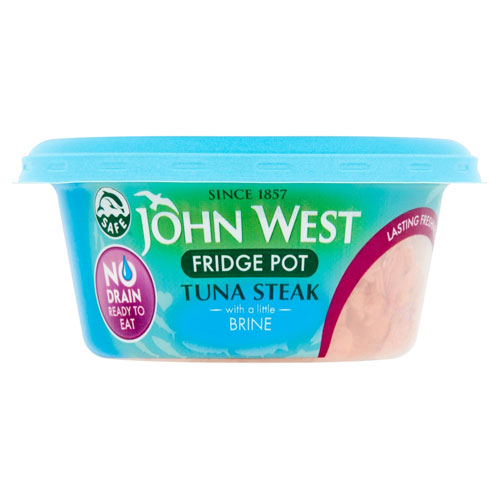 JOHN WEST FRIDGE POT TUNA BRINE 110G