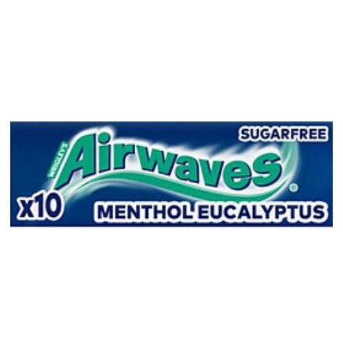AIRWAVES MENTHOL & EUCALYPTUS SUGAR FREE 10PC 14G