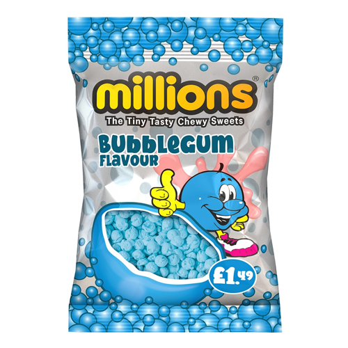 MILLIONS BUBBLEGUM HANGING BAGS 110G