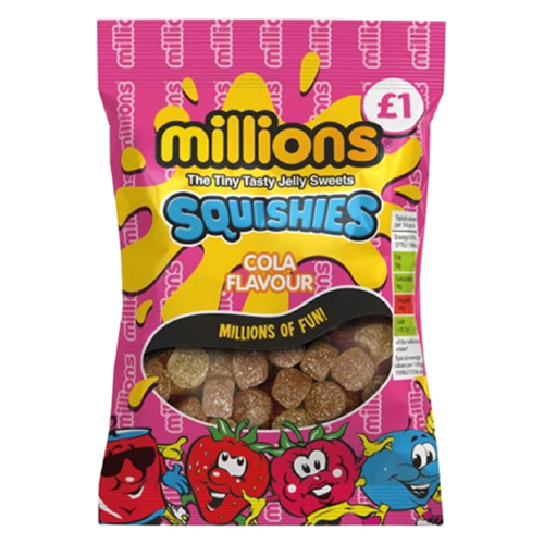 MILLIONS SQUISHIES COLA 120G