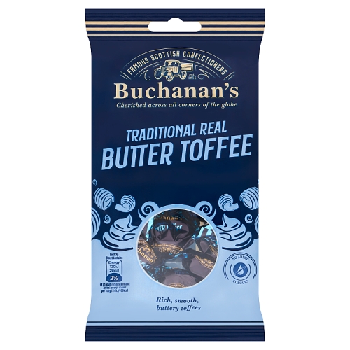 BUCHANAN'S BUTTER TOFFEE 120G