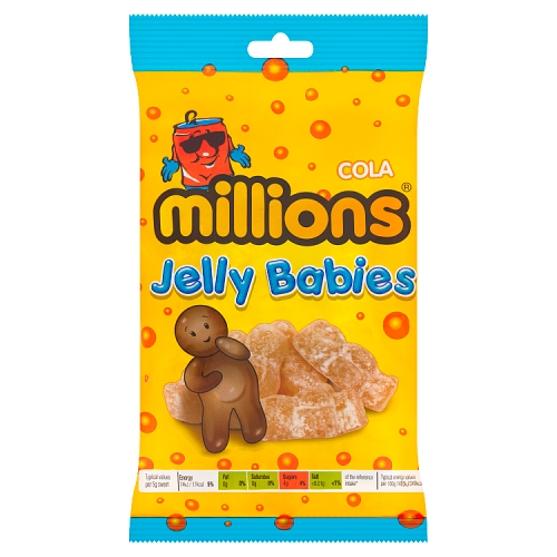 MILLIONS COLA JELLY BABIES 150G