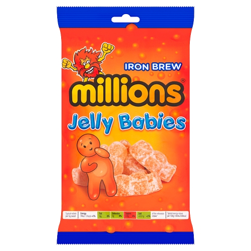 MILLIONS IRON BREW JELLY BABIES 150G
