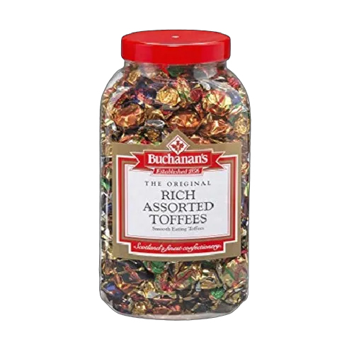 BUCHANAN'S JARS RICH BUTTER TOFFEES 2.25KG
