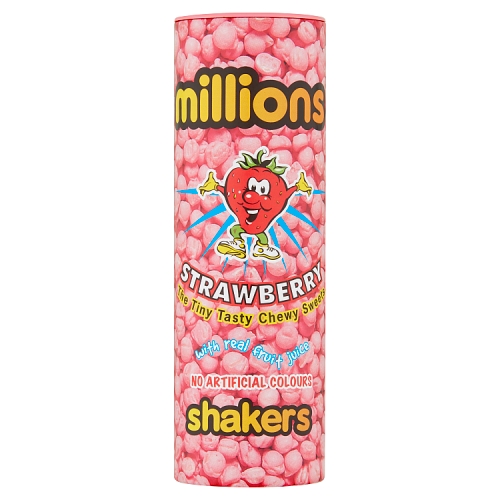 MILLIONS SHAKERS STRAWBERRY 82G