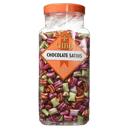 GIBB CHOCOLATE SATINS JAR 3KG