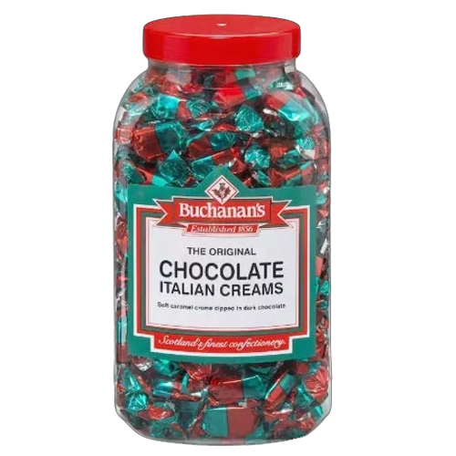 BUCHANAN'S JARS CHOCOLATE ITALIAN CREAMS 2.25KG