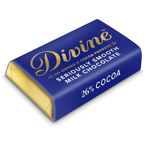 DIVINE MILK CHOCOLATE MINI BARS 4.2G