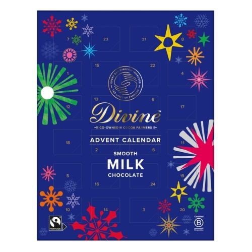 DIVINE ADVENT CALENDAR SERIOUSLY SMOOTH MILK CHOCOLATE 85G