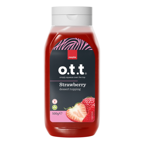 MACPHIE OTT STRAWBERRY DESSERT TOPPING 500G