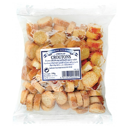 MARINE GOURMET GARLIC CROUTONS 100G