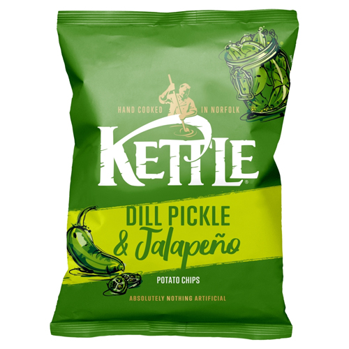 KETTLE LIGHTLY SALTED CRISPS PMP £1.29 12X 80G