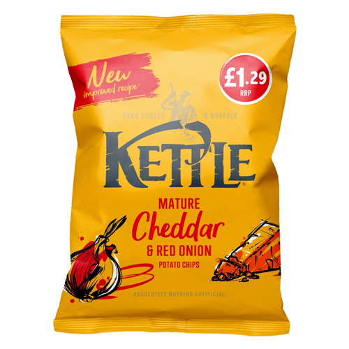 KETTLE MATURE CHEDDAR & ONION PMP £1.29 80G