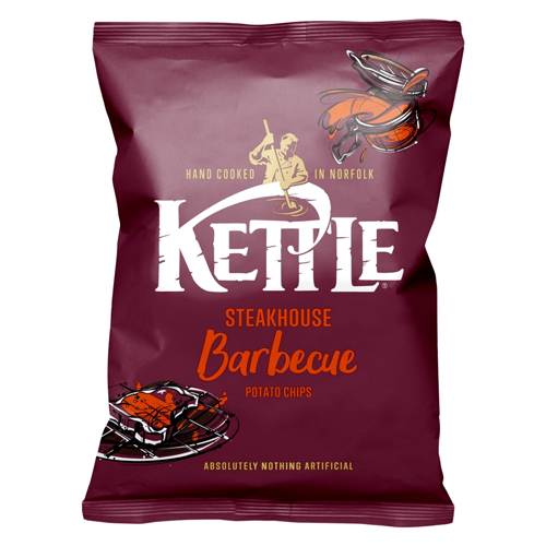 KETTLE STEAKHOUSE BARBECUE CRISPS 40G