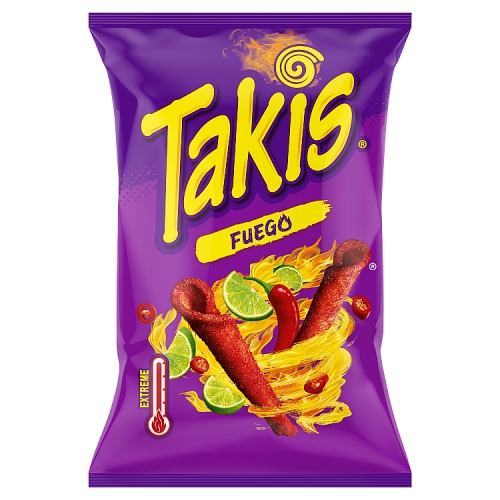 TAKIS FUEGO CHILLI & LIME FLAVOUR CORN 180G